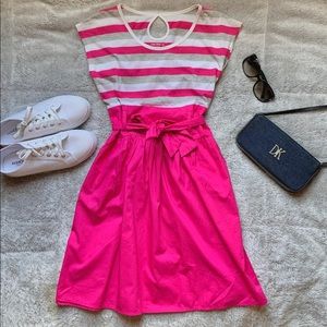 Multi-Colored Striped Summer Dress